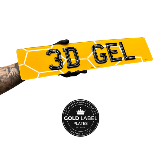 3D GEL Number Plates, Barnsley South Yorkshire