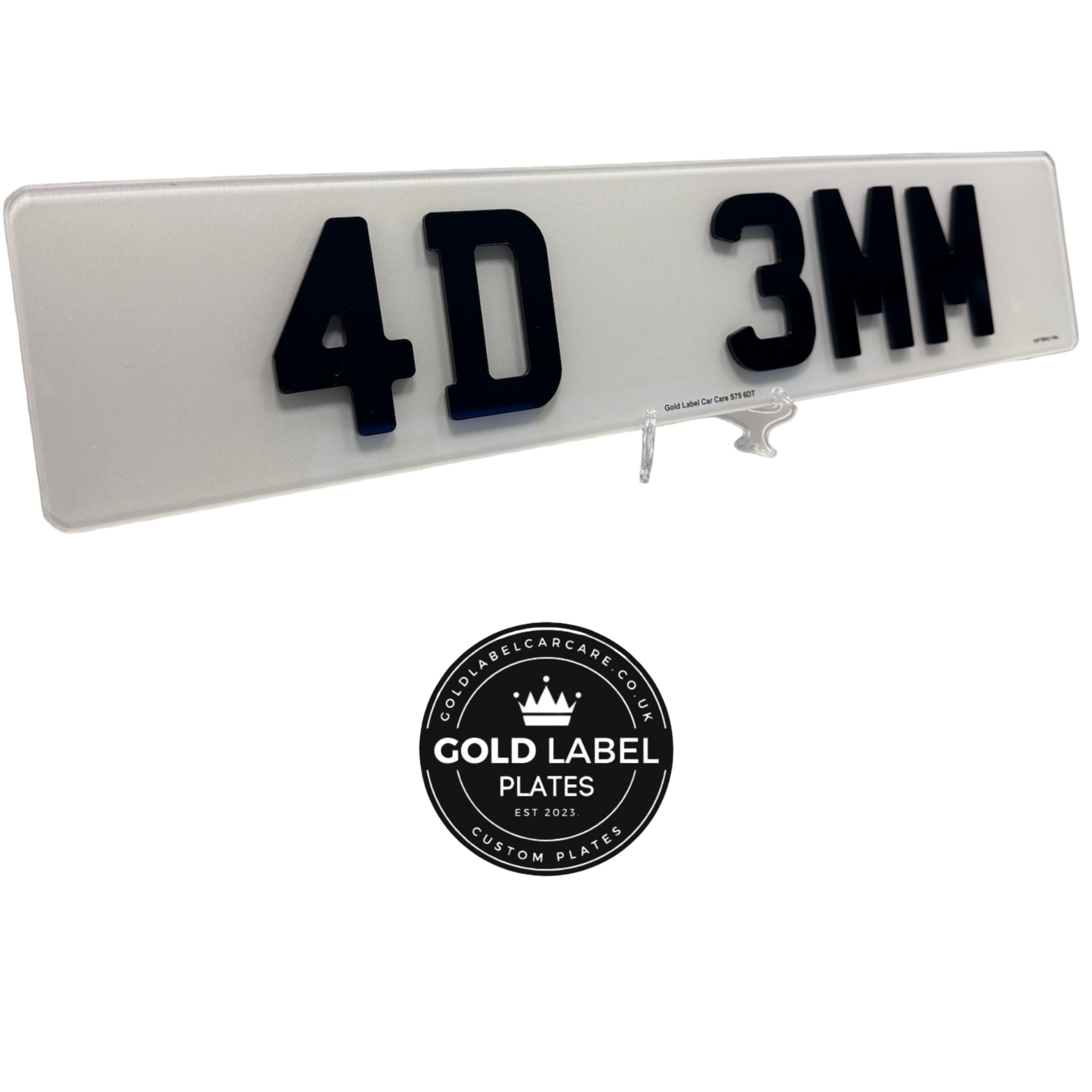 4D 3MM Number Plates, Barnsley South Yorkshire
