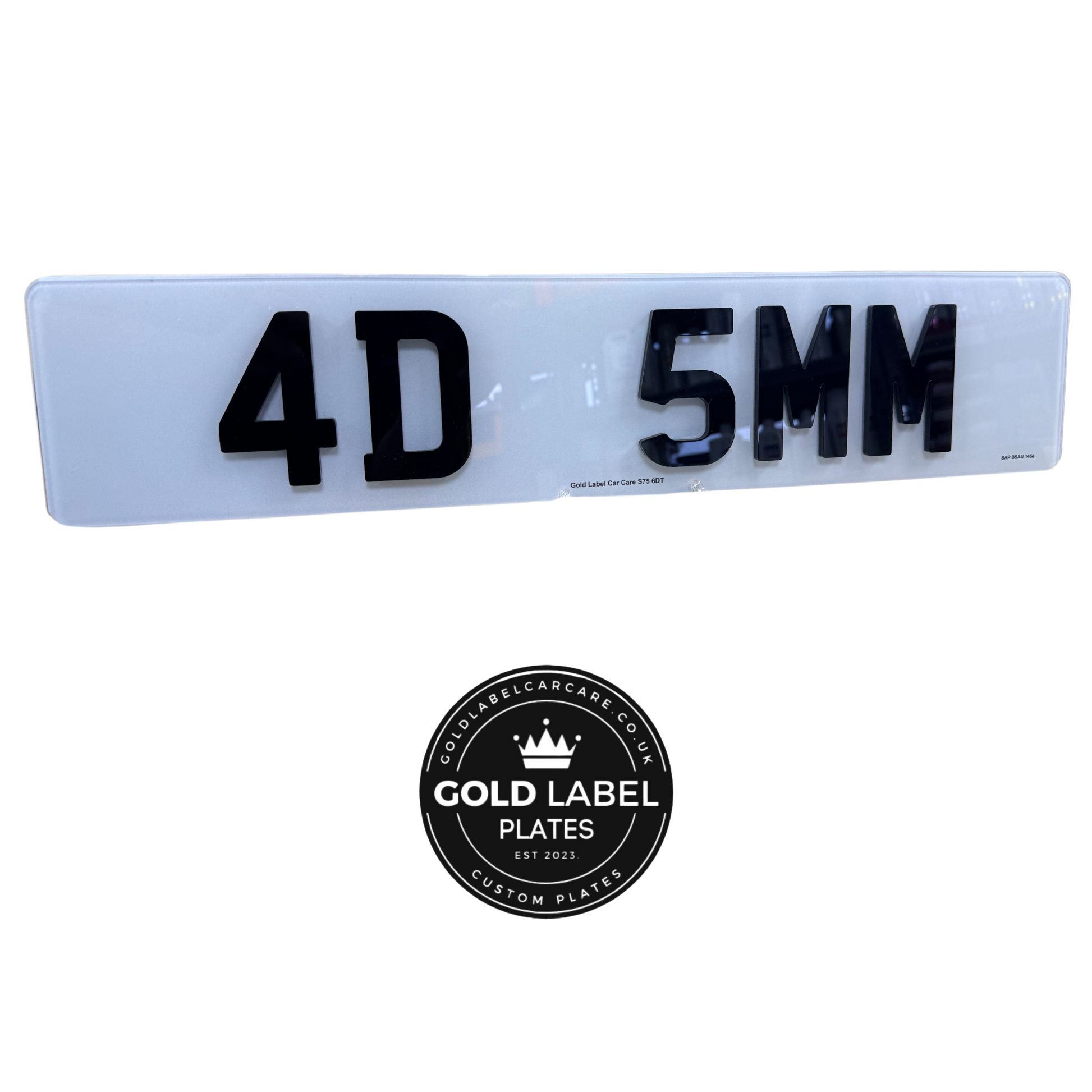 4D 5MM Number Plate. Barnsley South Yorkshire