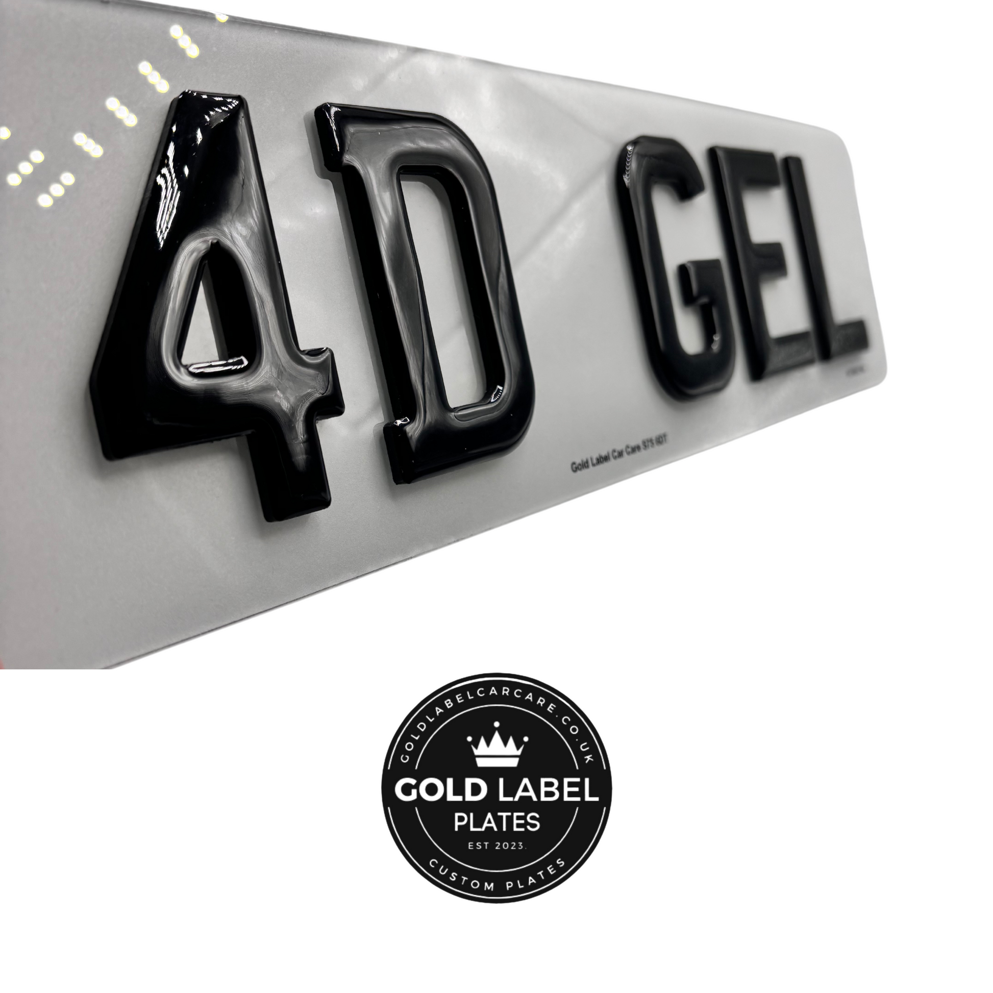 4D Gel 3MM Number Plates. Barnsley South Yorkshire