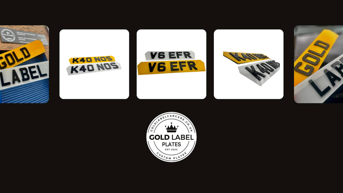 Gold Label Plates – Gold Label Number Plates