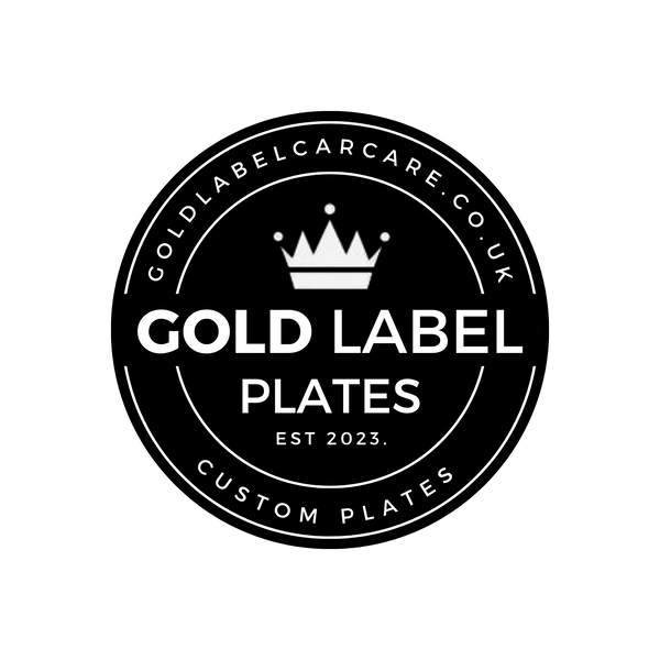 Gold Label Number Plates